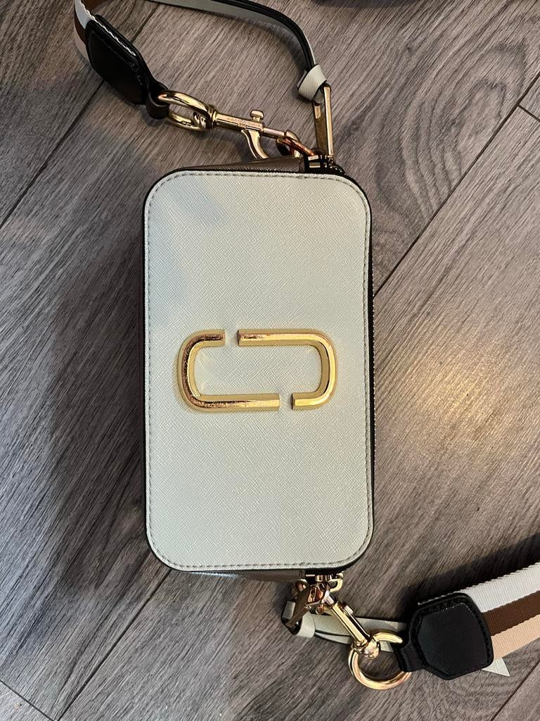 Marc Jacobs tas origineel met stoffen tas erbij, Ophalen of Verzenden, Zo goed als nieuw, Wit, Schoudertasje