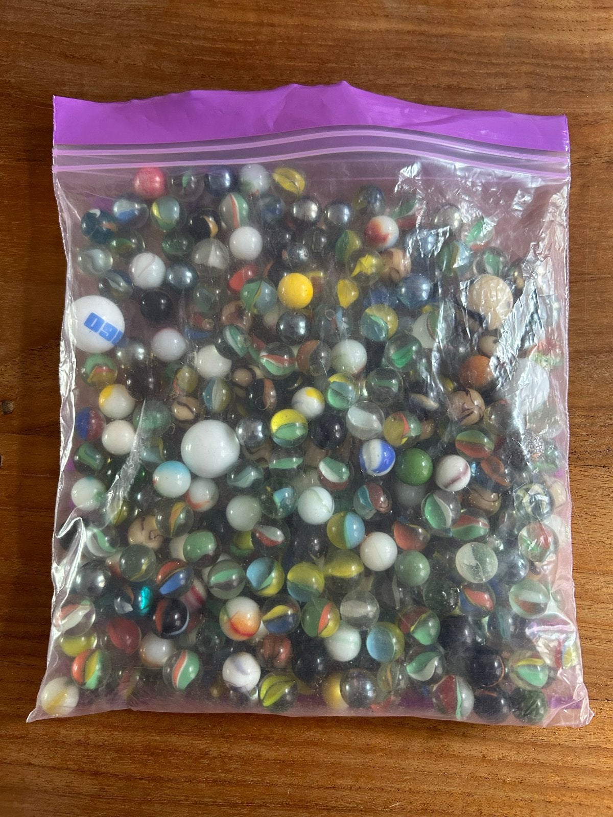 Zak met diverse knikkers - 269 stuks, Ophalen of Verzenden, Gebruikt, Jongen of Meisje