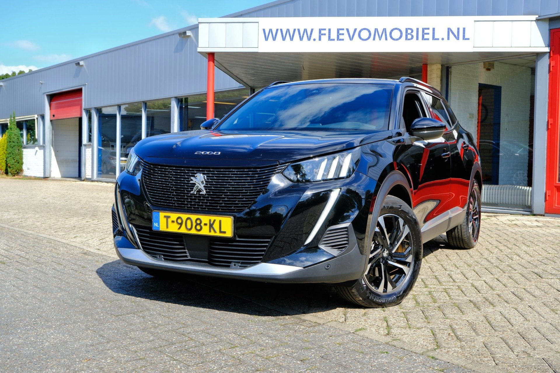 Peugeot E-2008 EV GT 50 kWh Aut. Navi|i-Cockpit|Half Leder|C, Auto's, 330 km, 136 pk, Gebruikt, Zwart