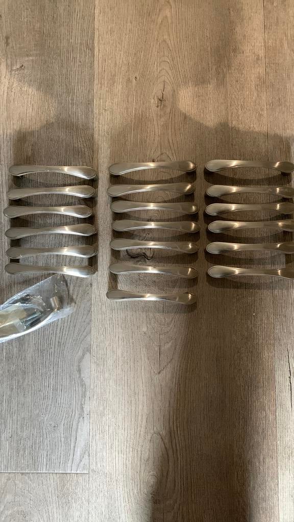 Rvs handgrepen, Ophalen of Verzenden, Zo goed als nieuw, Rvs of Chroom