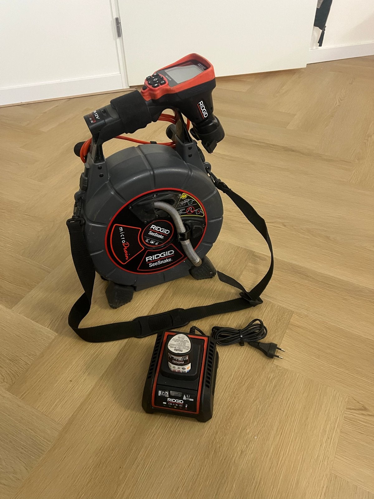 RIDGID microDrain SeeSnake inspectiecamera met micro CA-350, Ophalen of Verzenden, Gebruikt, Overige typen, Ridgid