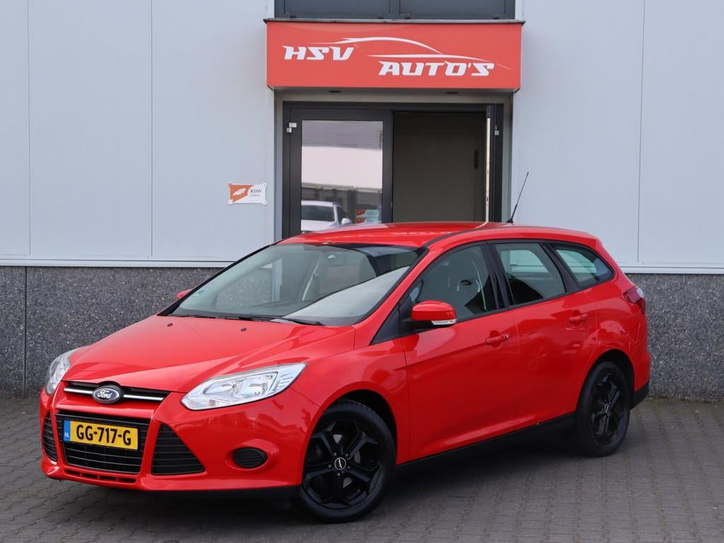 Ford Focus Wagon 1.0 EcoBoost Edition airco cruise *apk 03-2, Euro 5, 101 pk, Gebruikt, Handgeschakeld