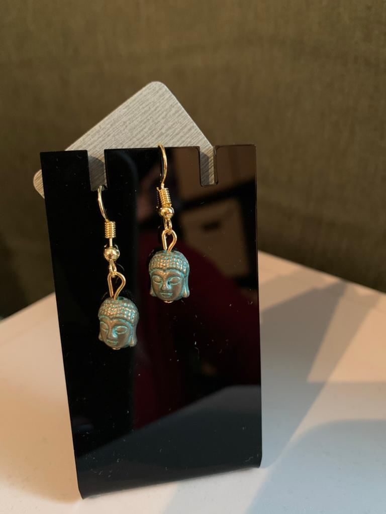 Buddha, Overige materialen, Hangers, Blauw, Nieuw