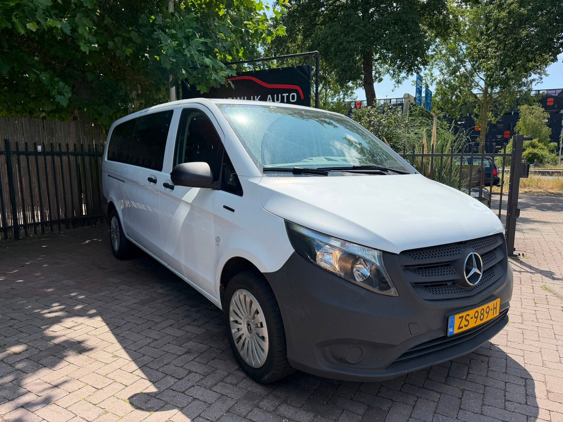 Mercedes-Benz EVito Tourer PRO L3 Airco 9Pers 9990NETTO 35KW, Auto's, Gebruikt, 8 stoelen, 116 pk, Wit