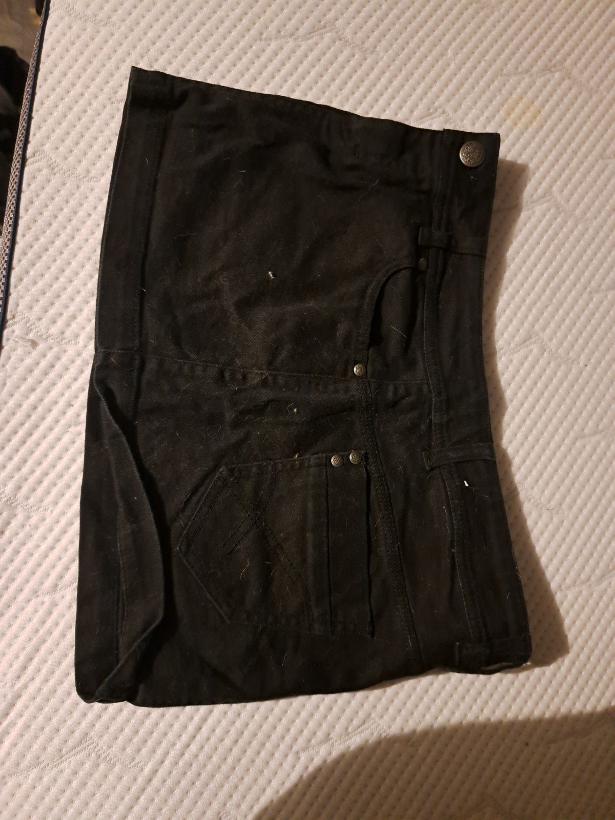 mini spijkerrok zwart  s, Zwart, Ophalen of Verzenden, Zo goed als nieuw, Maat 36 (S)