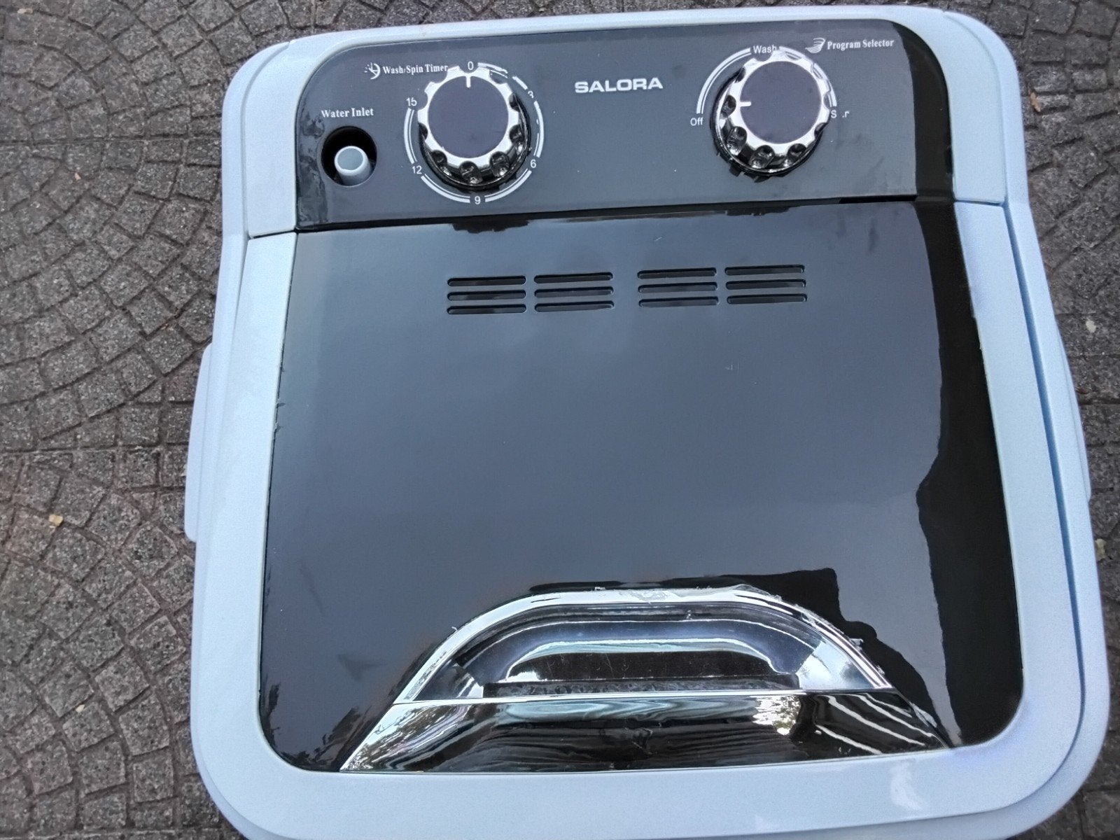 Camping wasmachine, Ophalen, Zo goed als nieuw