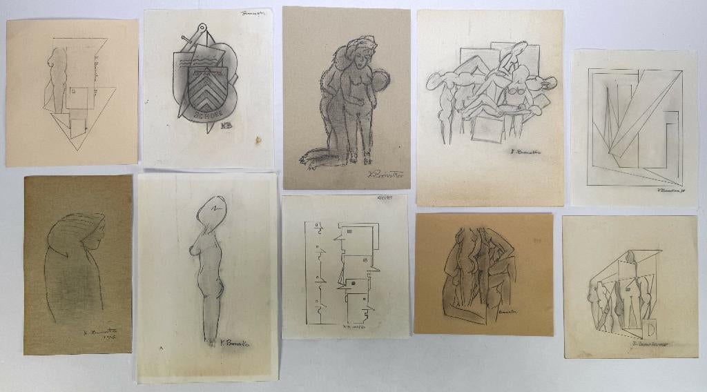 Schilderijen, tekeningen en grafiek in onze aprilveiling, Ophalen of Verzenden