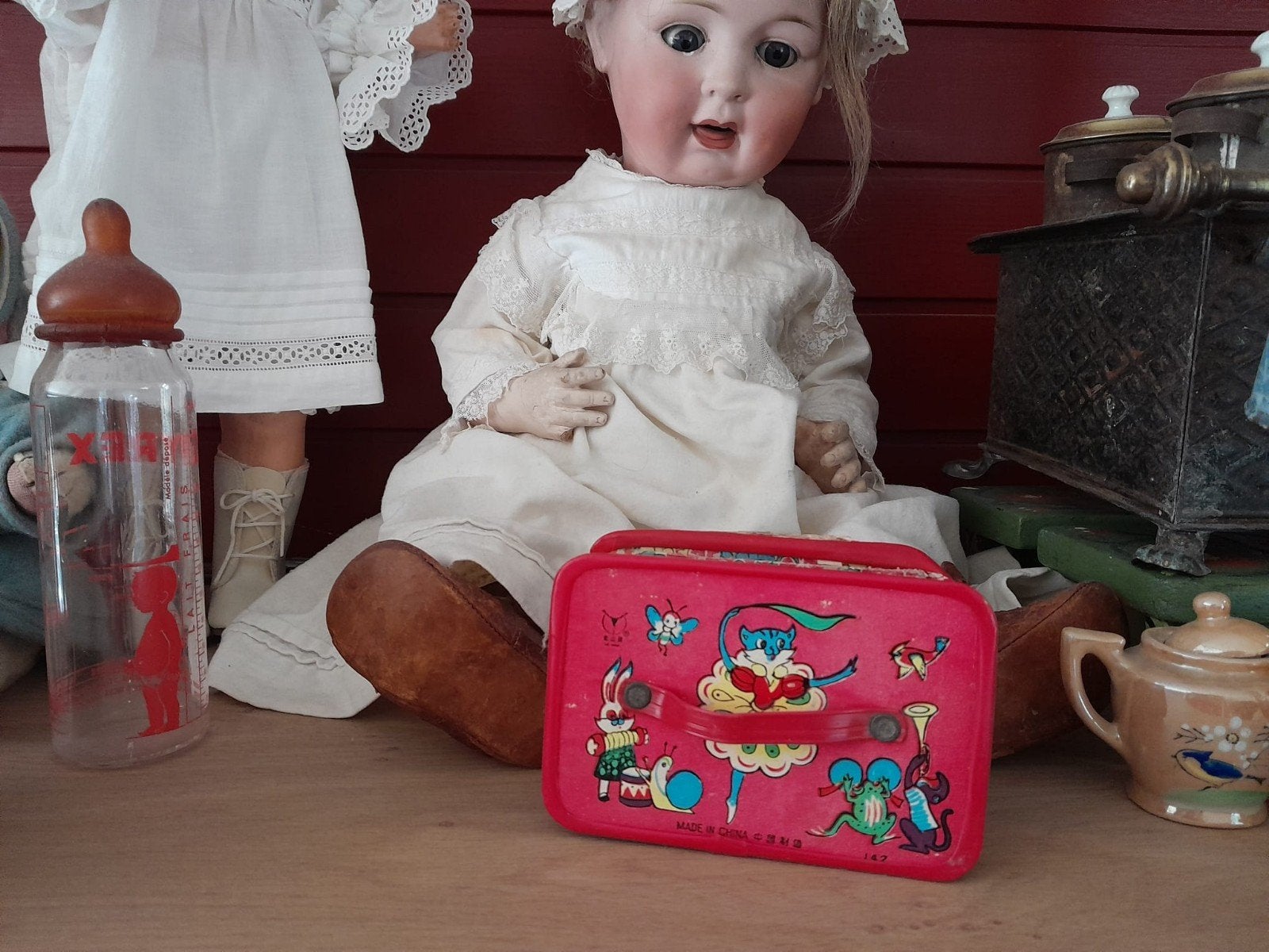 Vintage kinderaccordeon - Made in China, Antiek en Kunst, Antiek | Speelgoed, Ophalen of Verzenden