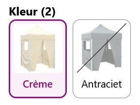 Partytent opvouwbaar inklapbaar div kleuren 2x2 GRATIS BZRGD, Partytent, Minder dan 4 meter, Nieuw, Nvt