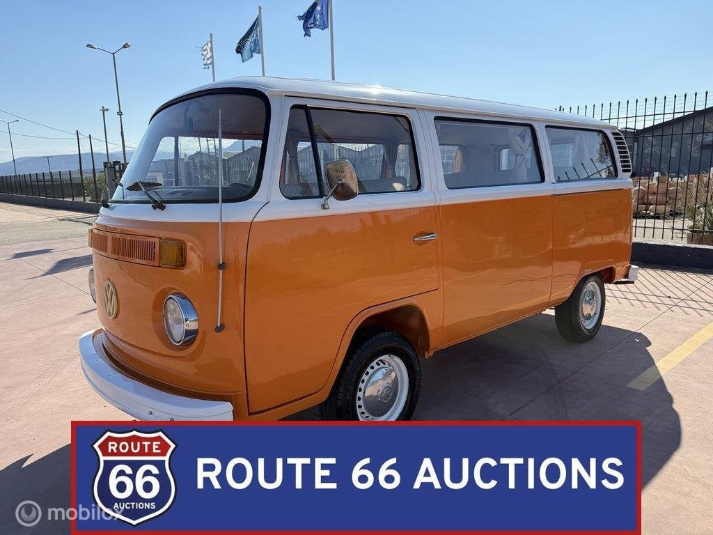 Volkswagen T2 | 1972 | Route 66 Auctions, Auto's, Oldtimers, Bedrijf, Te koop, Volkswagen, Benzine, Overige carrosserieën, Handgeschakeld