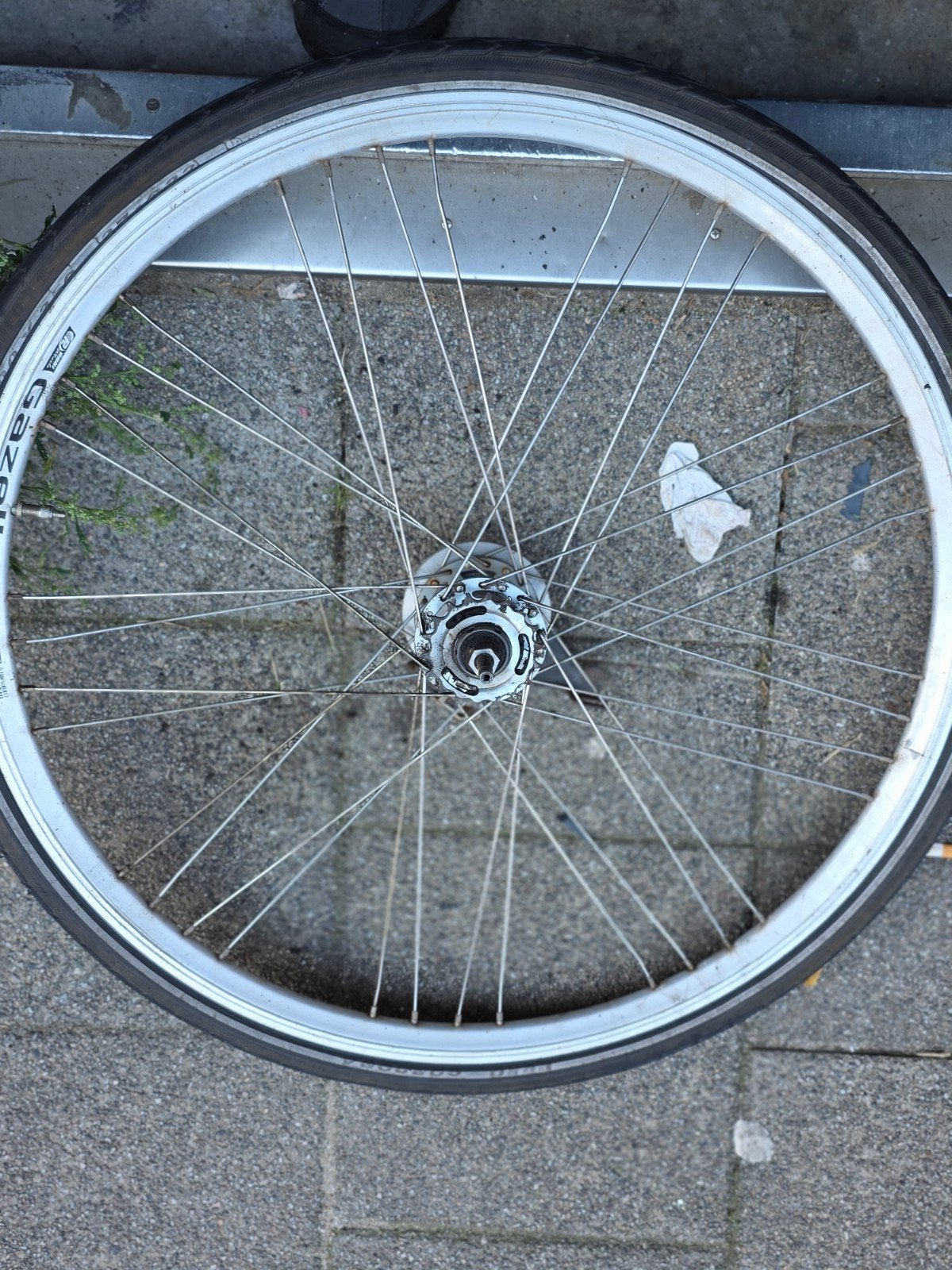 Achterwiel 28inch ShimanoNexus 3 versnellingsnaaf/trommelrem, Fietsen en Brommers, Gebruikt, Aluminium, Ophalen, Wiel