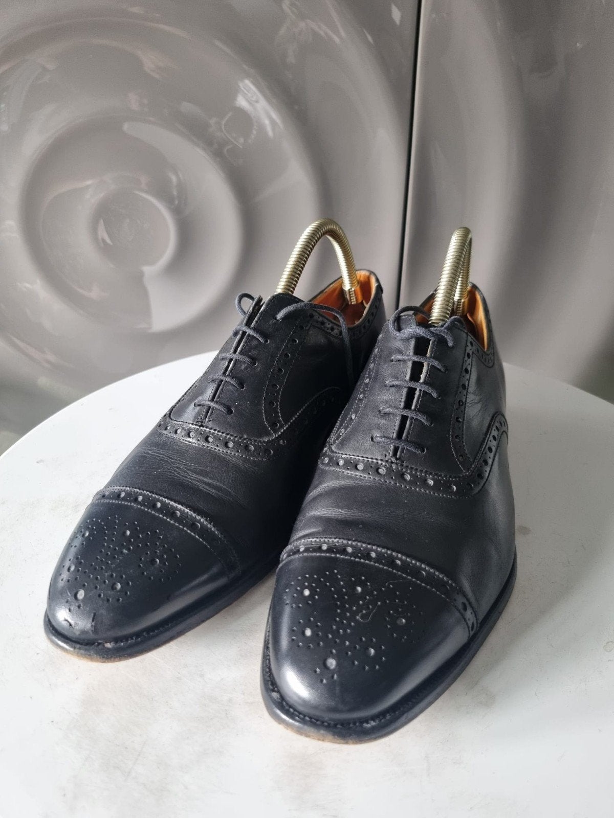 Grenson veterschoenen, maat 9 (43), zwart, uitmuntende staat, Kleding | Heren, Zwart, Grenson, Ophalen of Verzenden, Zo goed als nieuw