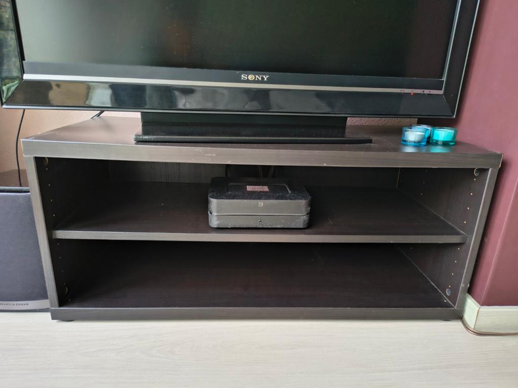 TV-meubel en salontafel, Ophalen, Gebruikt, 100 tot 150 cm, 50 tot 100 cm
