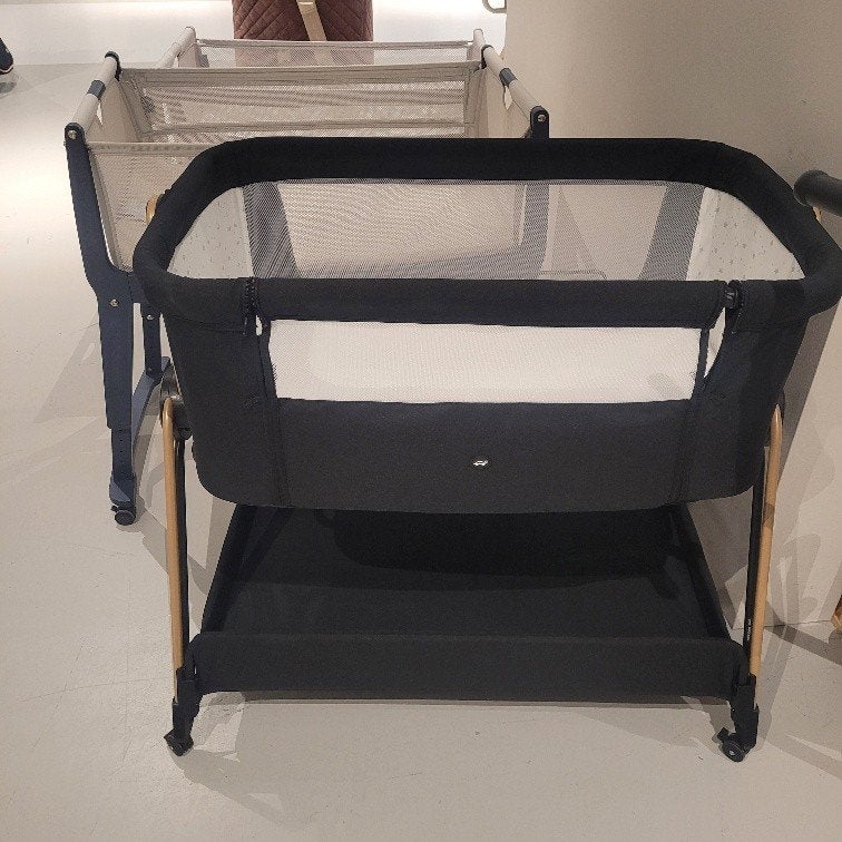 Puck Claire Co-Sleeper - Zwart / Goud, Ophalen, Zo goed als nieuw, Wieg