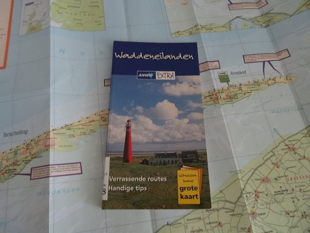 Waddeneilanden ; anwb extra reisgids met landkaart / Texel, Gelezen, Europa, Ophalen of Verzenden, Reisgids of -boek