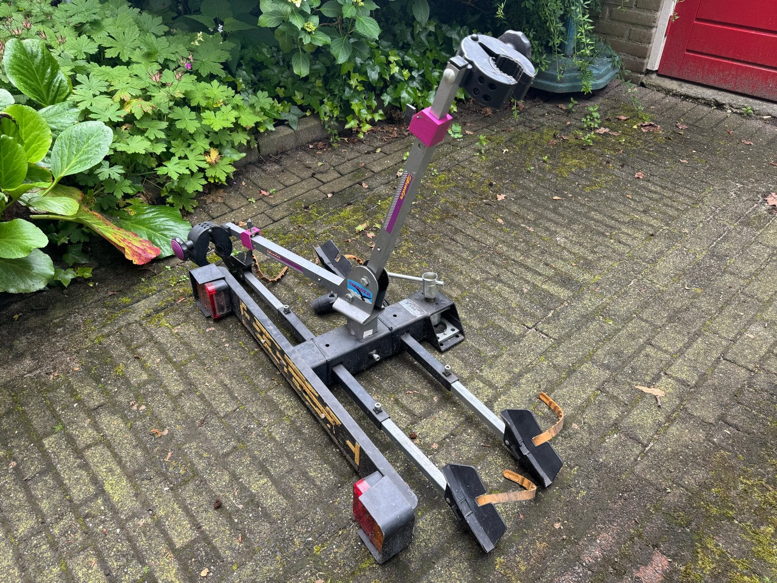Stevige trekhaak fietsendrager voor 2 fietsen, Ophalen, 2 fietsen, Gebruikt, Trekhaakdrager