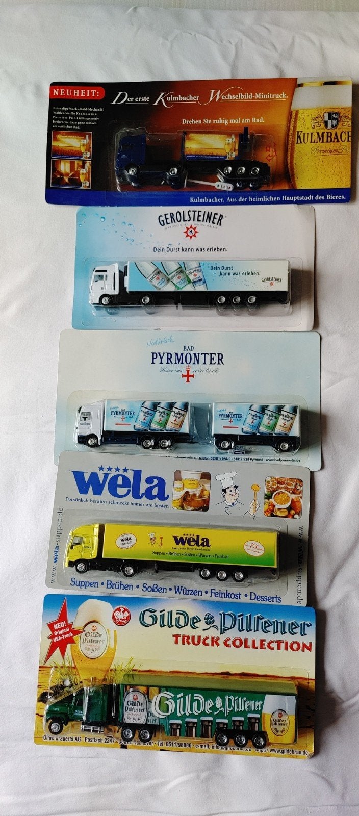 Grell trucks 1:87 5stuks, Verzenden, Nieuw, Bus of Vrachtwagen, Overige merken