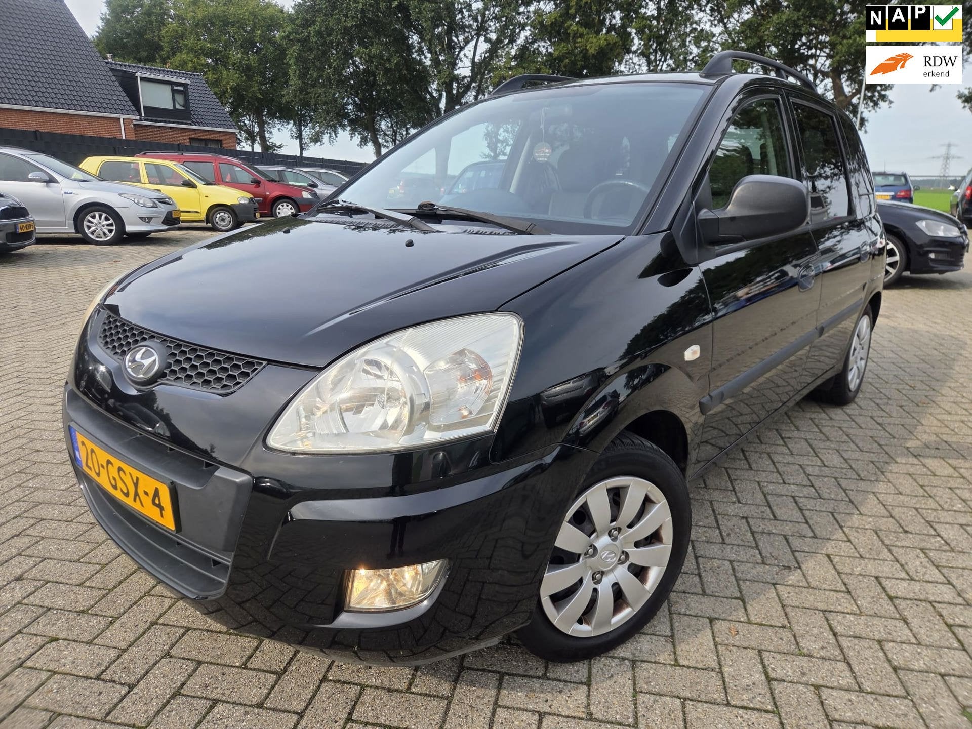 Hyundai Matrix 1.6i Dynamic 2008. Airco/Cv/Trekhaak Etc.. AP, Voorwielaandrijving, Matrix, Stof, Gebruikt