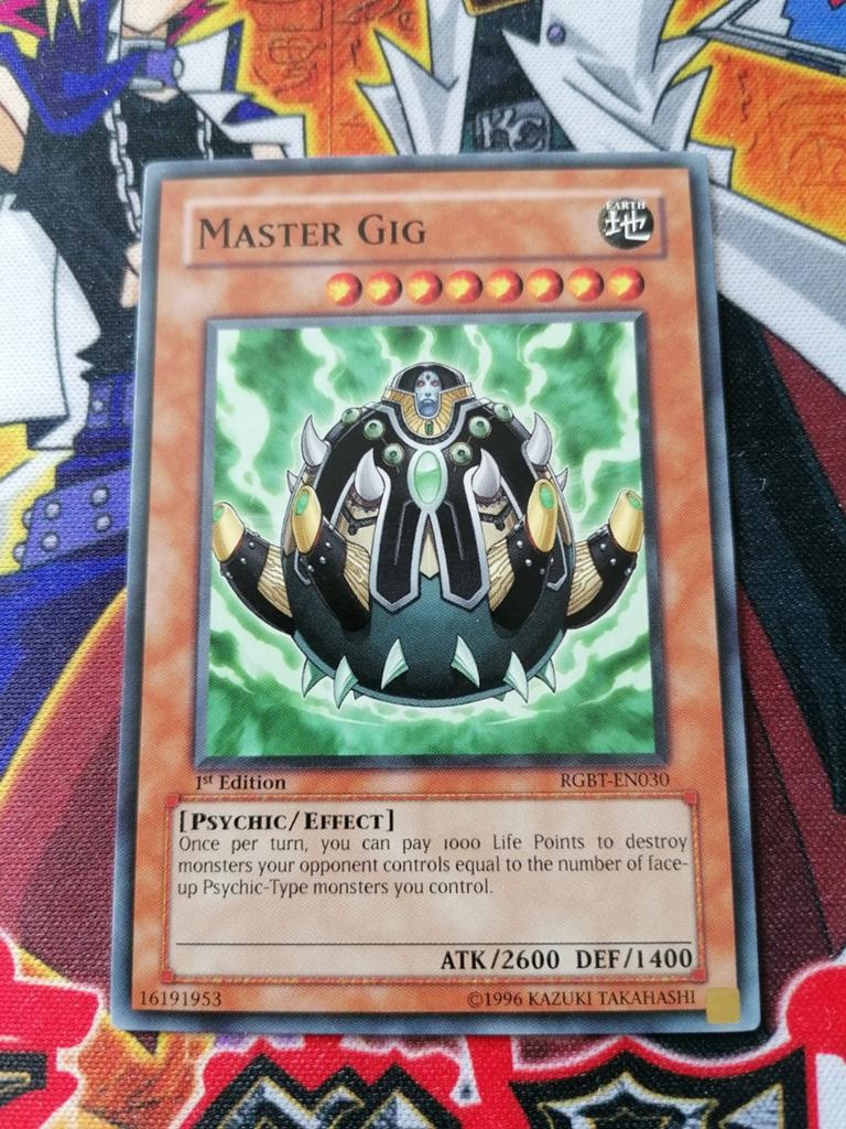 Master Gig - RGBT - Yu-Gi-Oh, Hobby en Vrije tijd, Verzamelkaartspellen | Yu-gi-Oh!, Ophalen of Verzenden, Zo goed als nieuw