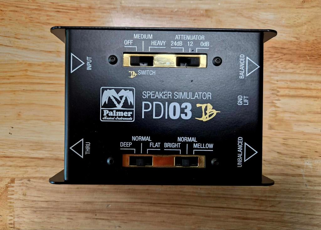 Palmer PDI03 Joe Bonamassa Speaker Simulator, Ophalen of Verzenden, Zo goed als nieuw