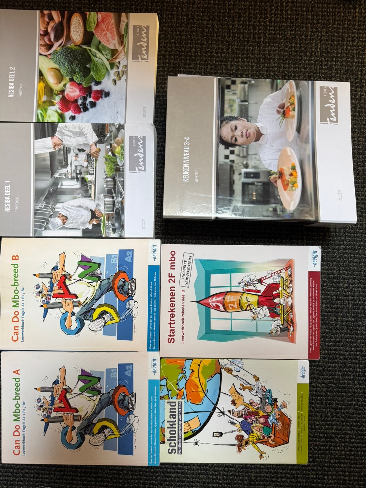 Studieboeken kok niveau 3 BBL ROC Nijmegen, Ophalen of Verzenden, Beta, Zo goed als nieuw, MBO