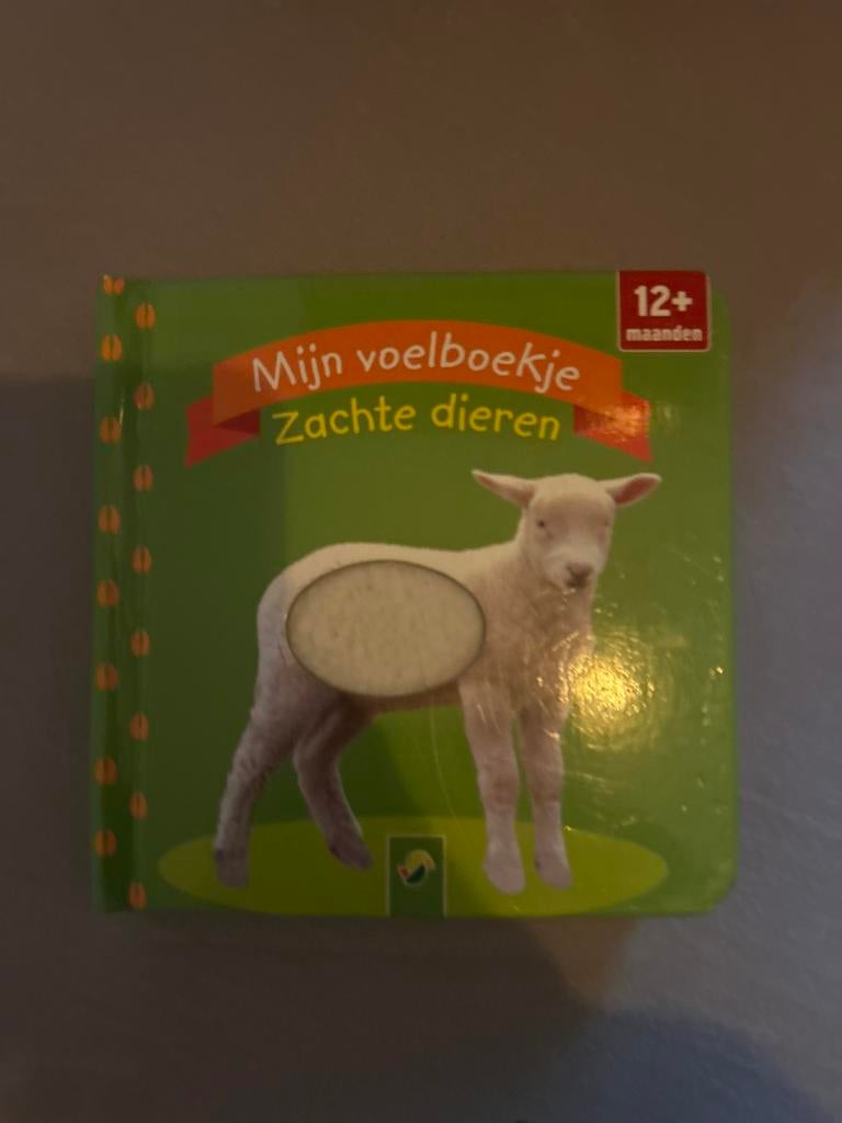 Mijn voelboekje: Zachte dieren (12+ maanden), Ophalen of Verzenden, Zo goed als nieuw, Uitklap-, Voel- of Ontdekboek, 1 tot 2 jaar