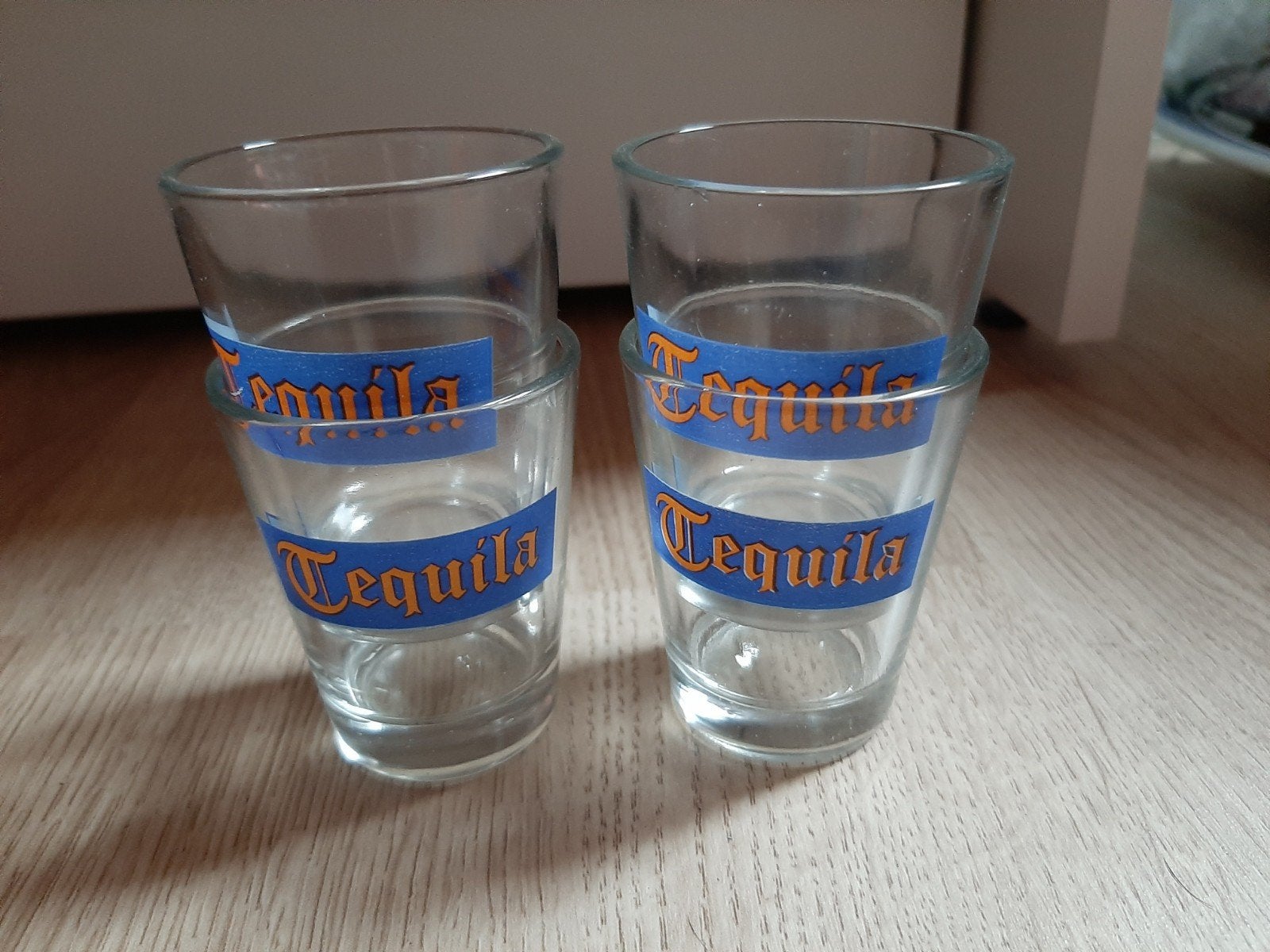 4 tequila shotglaasjes, Verzamelen, Ophalen of Verzenden