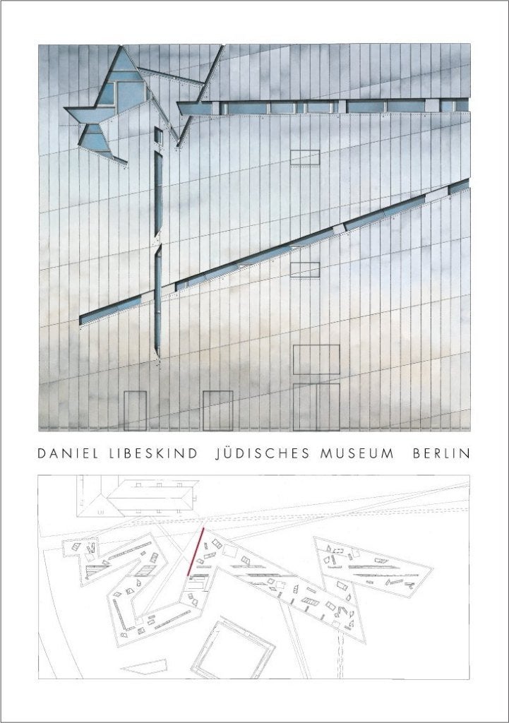 Daniel Libeskind - Joods Museum Berlijn [architectuurposter], Ophalen of Verzenden, Overige onderwerpen, Offsetdruk