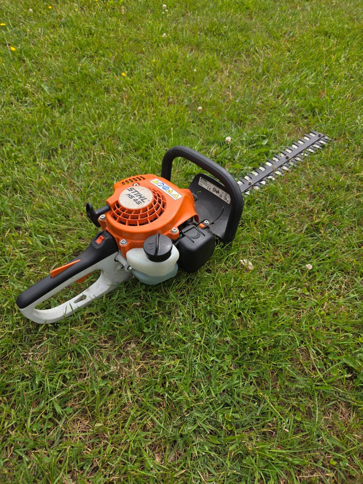 Stihl HS 45 Heggenschaar - Benzine, Ophalen of Verzenden, Gebruikt, Benzine