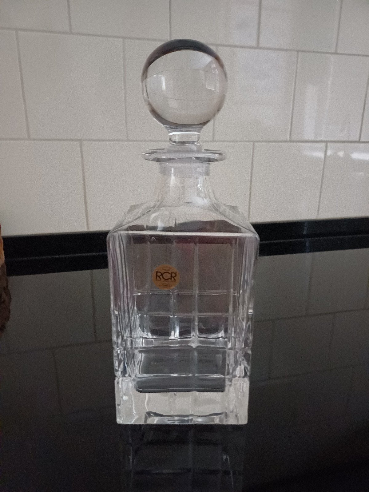 Prachtig wiskey fles (kristal) - helemaal gaaf - RCR, Ophalen