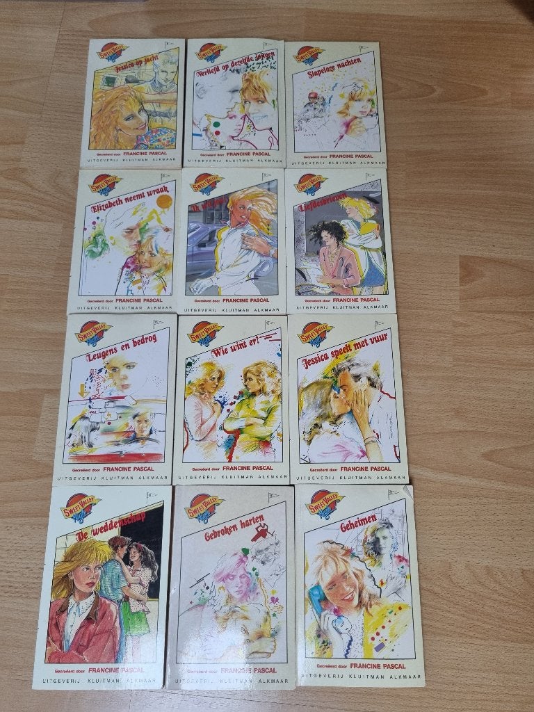 12 boeken Sweet Valley High, Ophalen of Verzenden, Zo goed als nieuw, Francine Pascal, Fictie