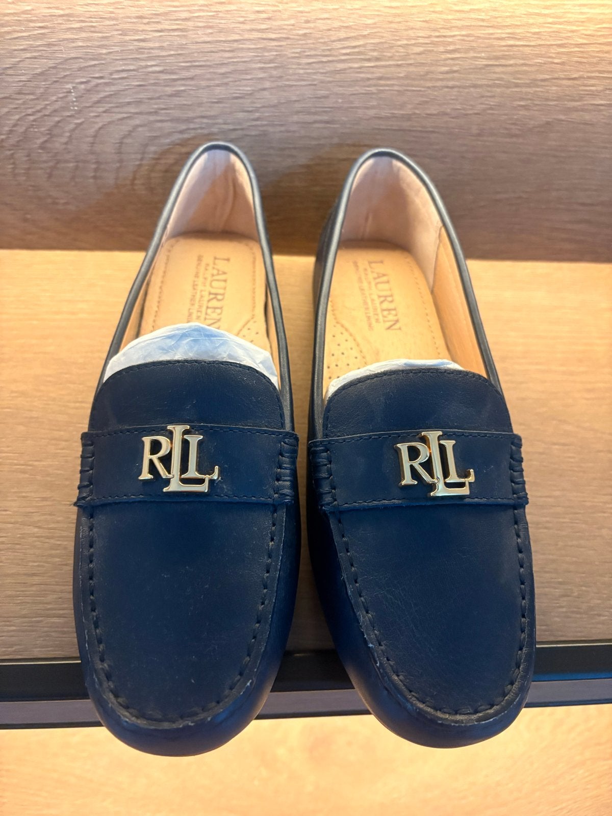 Nieuwe Lauren Ralph Lauren instappers M37- Donkerblauw, Verzenden, Nieuw, Blauw, Instappers