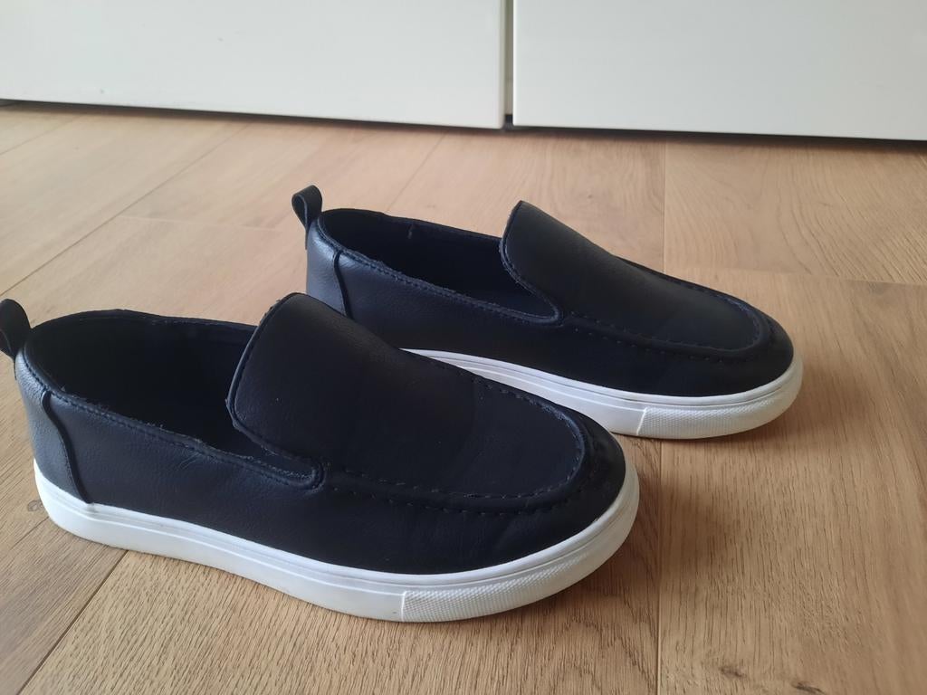 Zwarte schoenen voor communie of feest -    Maat 34 ZGAN, Ophalen, Zo goed als nieuw, Jongen, Laarzen