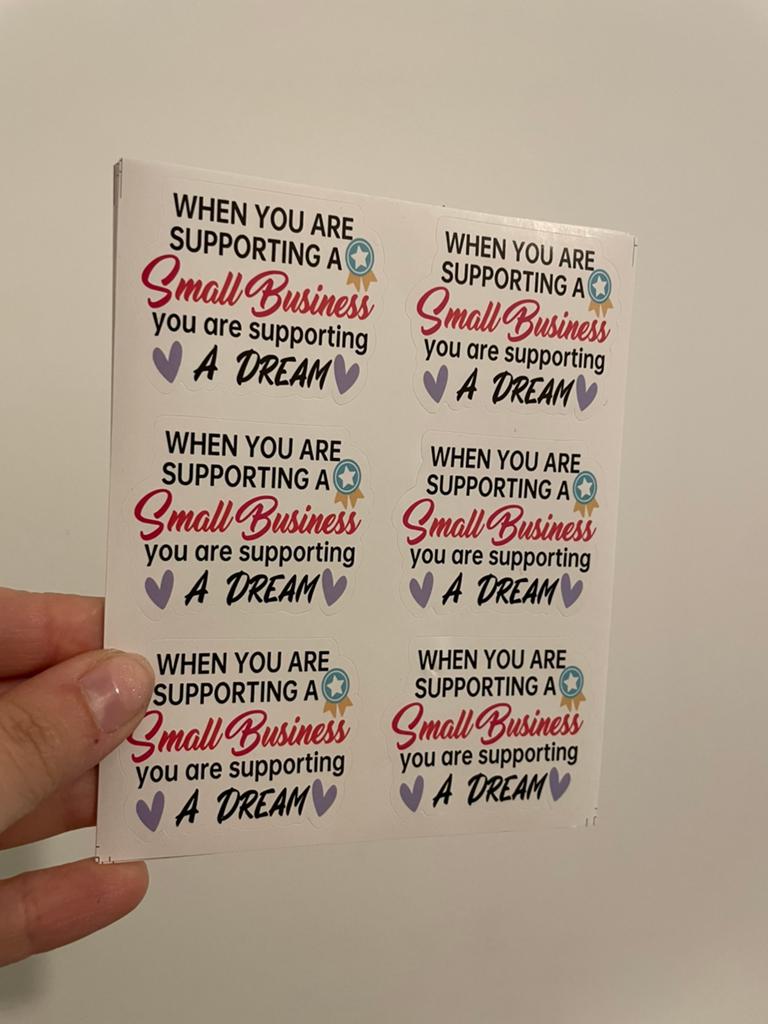 Small business thank you stickers, Ophalen of Verzenden, Nieuw