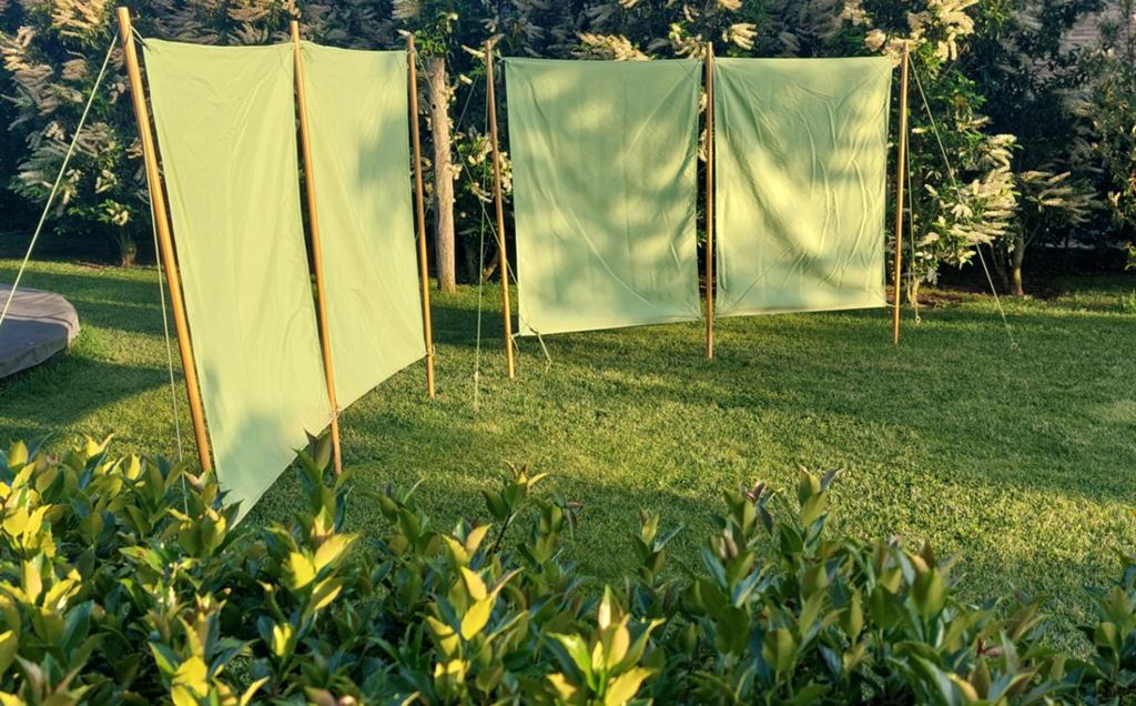Zwembad beschutting / Tuinscherm / zwembad windscherm, Ophalen, Overige materialen, 100 tot 150 cm, 100 tot 150 cm