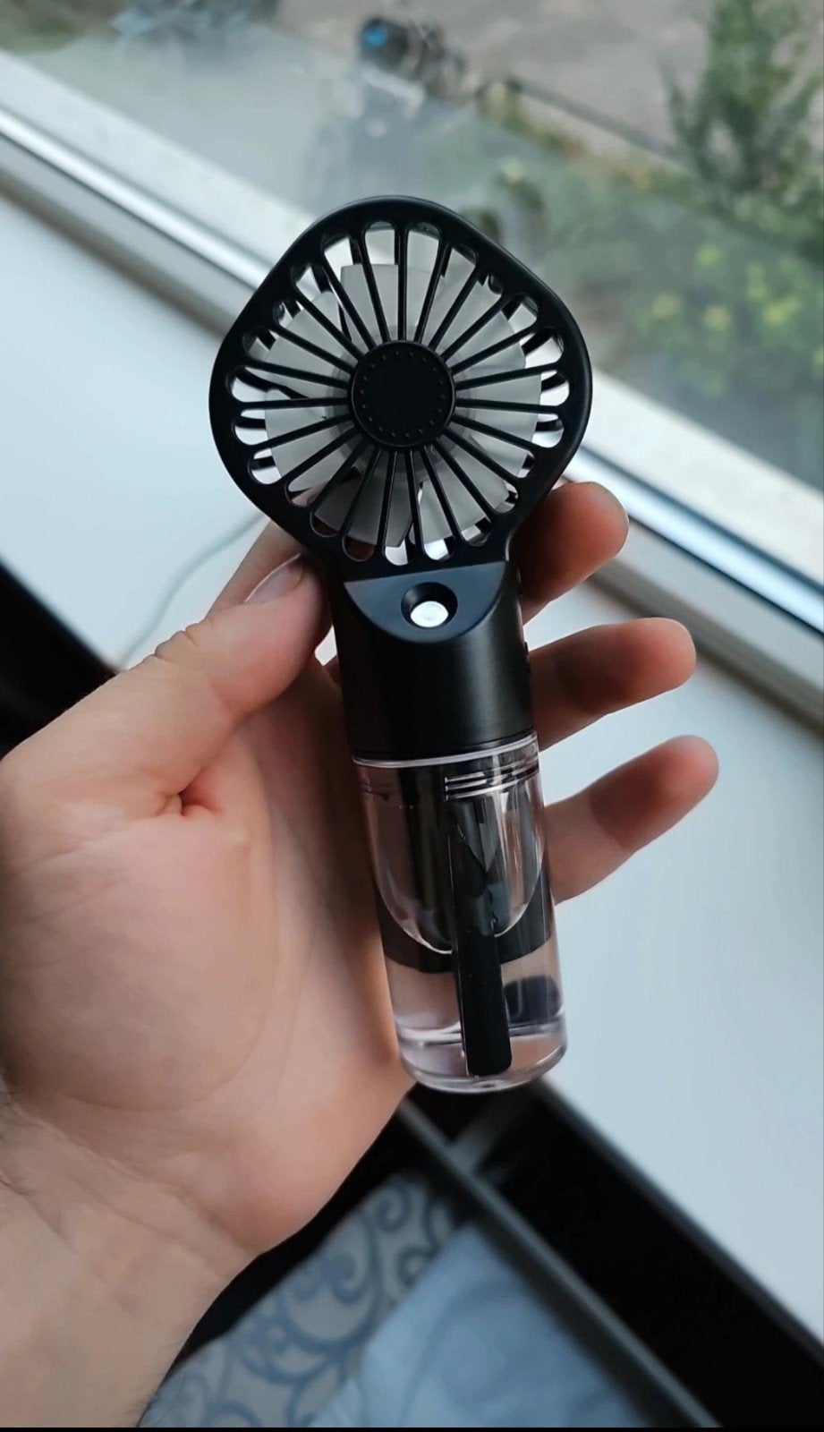 Mini Ventilator met Verneveling - Zwart, Wit of Roze, Ophalen of Verzenden, Nieuw, Tafelventilator