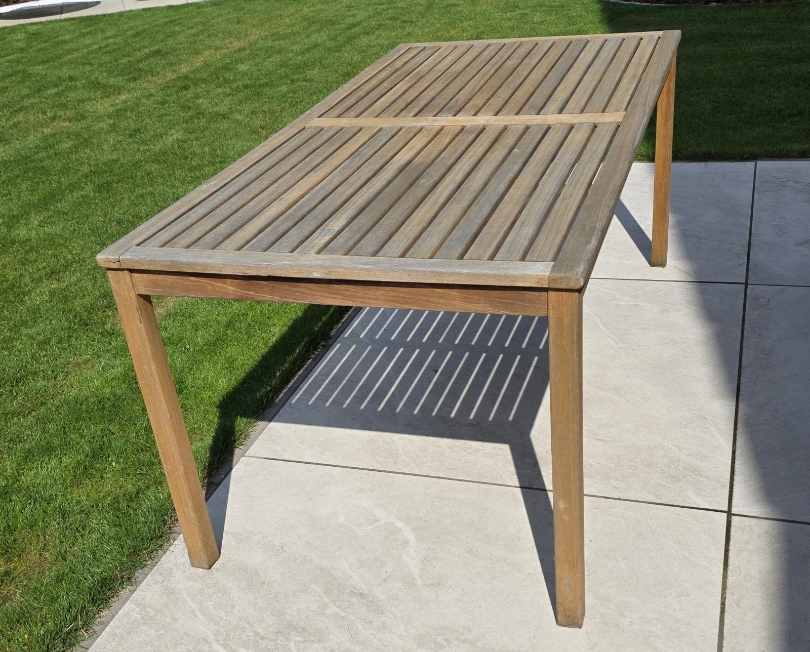tuin tafel van teakhout 180 x 90 cm, Ophalen, Rechthoekig, Teakhout