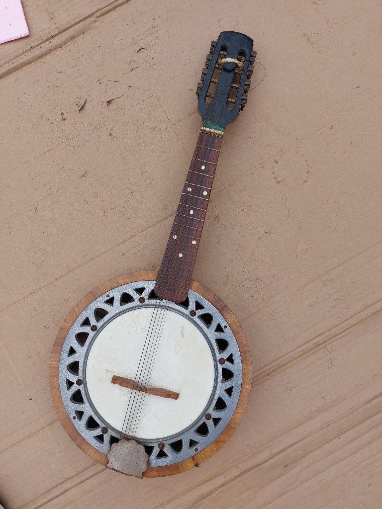 mooie Italian Banjolin banjo, Ophalen of Verzenden, Zo goed als nieuw