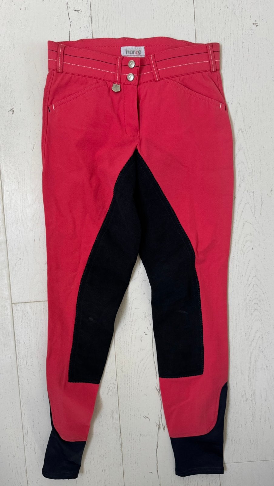 Horze rijbroek maat 36 lerenzit, Nieuw, Roze, Dames, Onderkleding