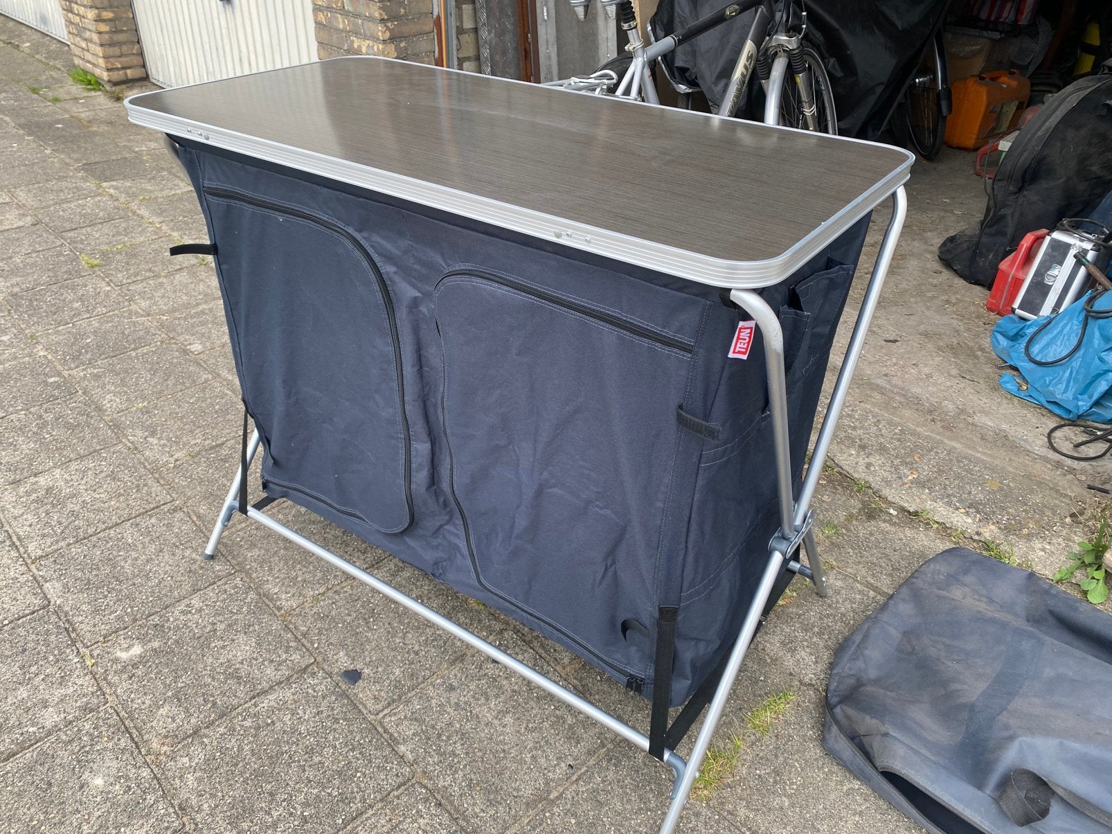 Voortent kastje, Caravans en Kamperen, Kampeermeubelen, Ophalen, Zo goed als nieuw, Campingkast