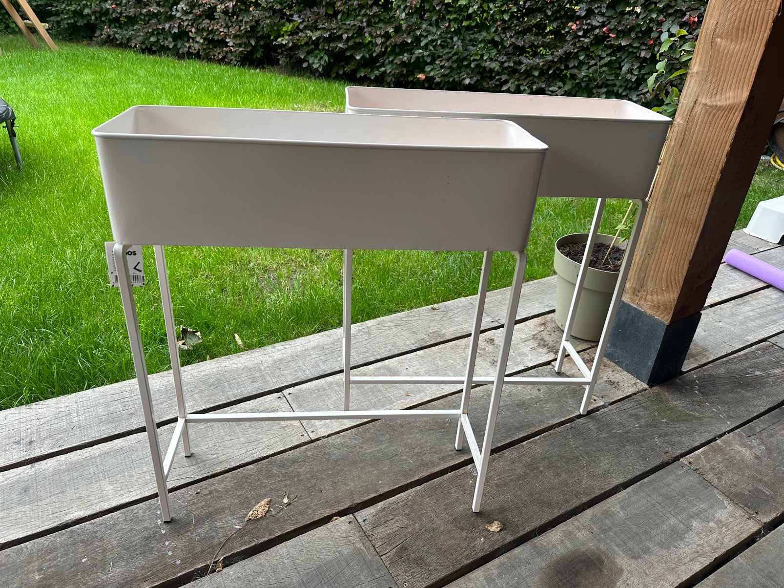 Plantenbak, Tuin en Terras, Balkon, Ophalen of Verzenden, Zo goed als nieuw, Metaal