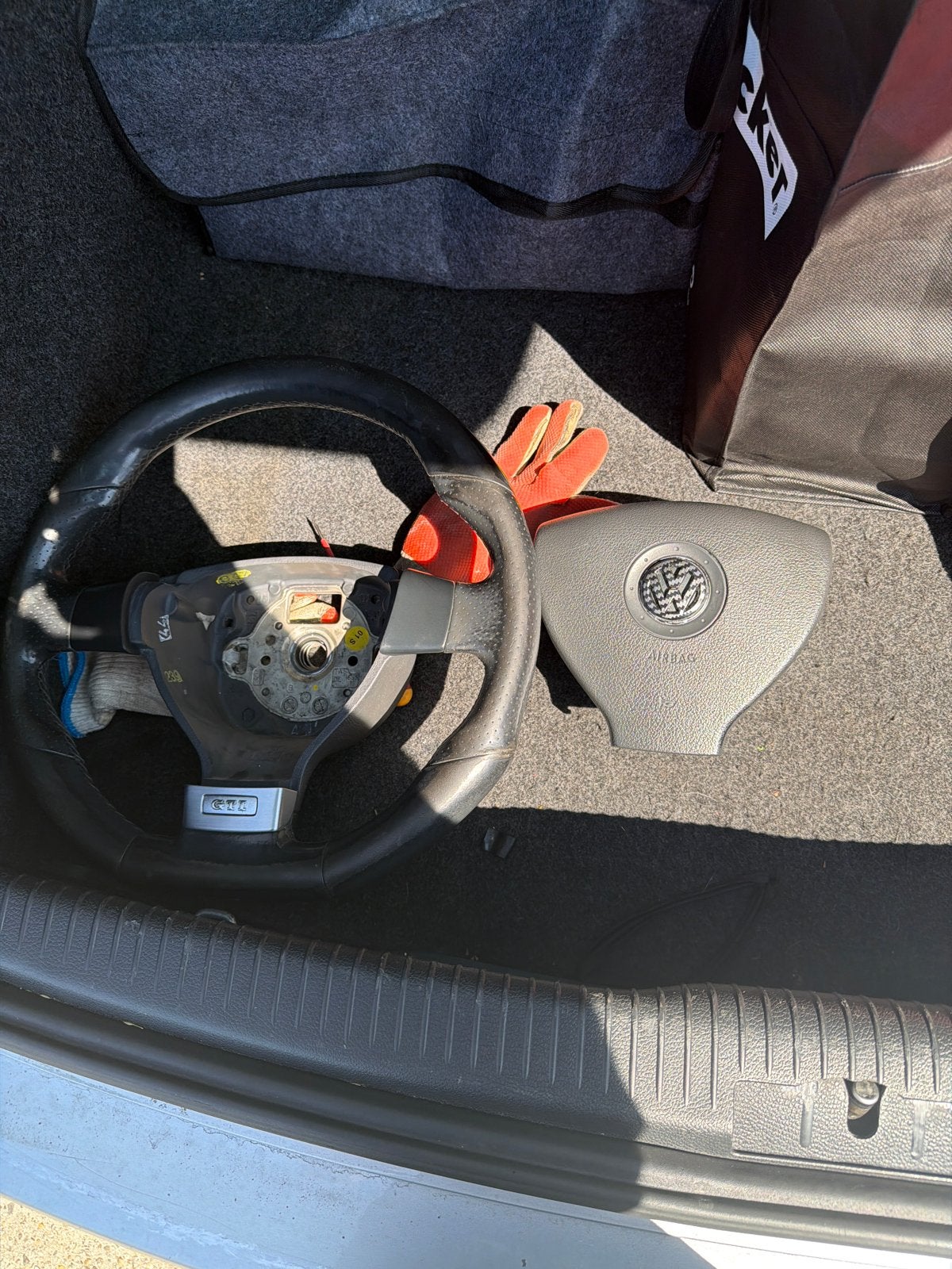 Golf GTI Stuur met Airbag, Auto-onderdelen, Besturing, Ophalen of Verzenden, Gebruikt, Volkswagen