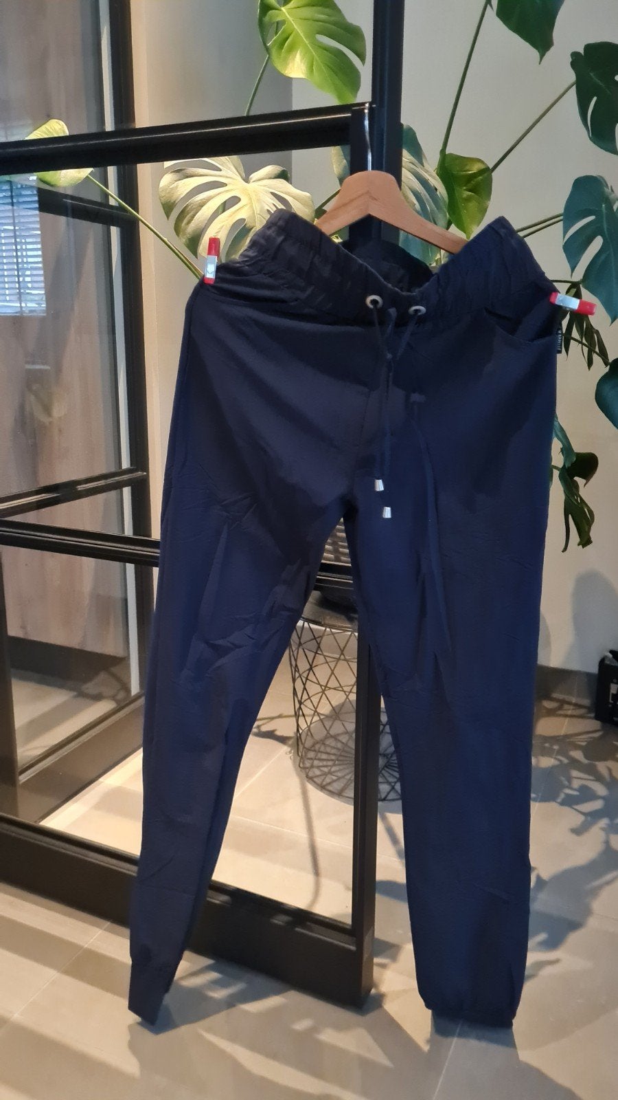 Travel broek maat M, Ophalen of Verzenden, Gedragen, Maat 38/40 (M), Blauw