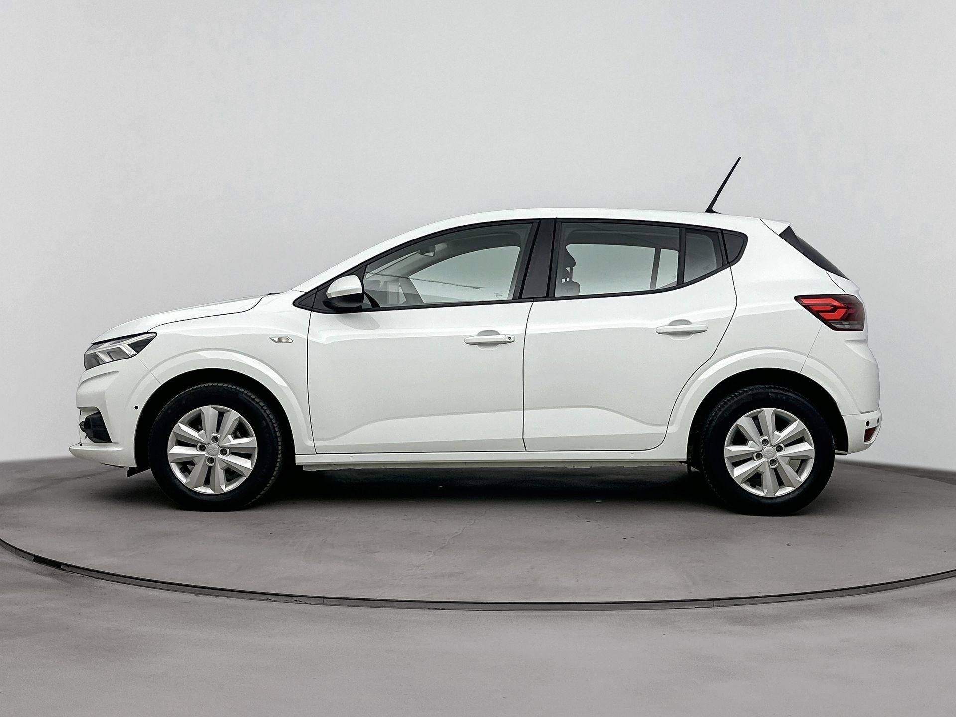 Dacia Sandero 1.0 TCe 100Pk ECO-G Expression LPG | Navigatie, Gebruikt, Euro 6, Wit, Origineel Nederlands