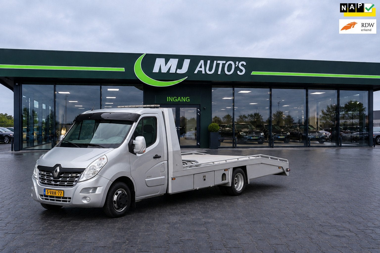 Renault Master T35 2.3 dCI L3 TIJHOF OPRIJWAGEN 159.368KM, Voorwielaandrijving, Euro 5, Stof, Gebruikt