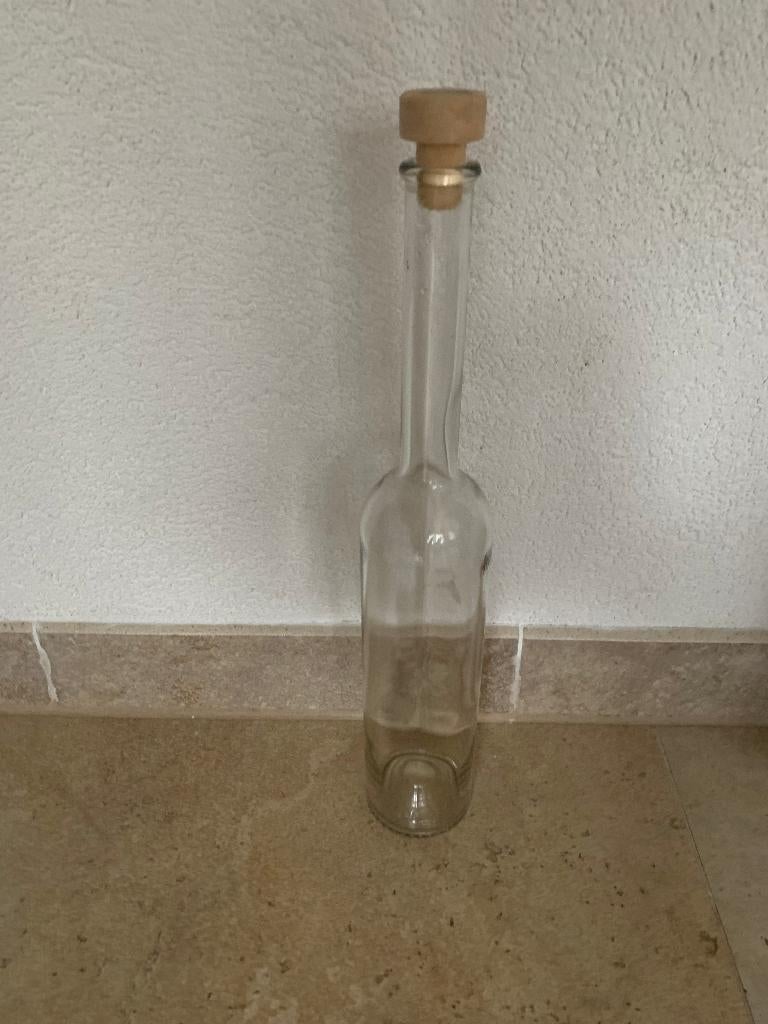 Fles met Kurk 'Lang en Smal' Nieuw, Ophalen of Verzenden, Nieuw, Bierglas