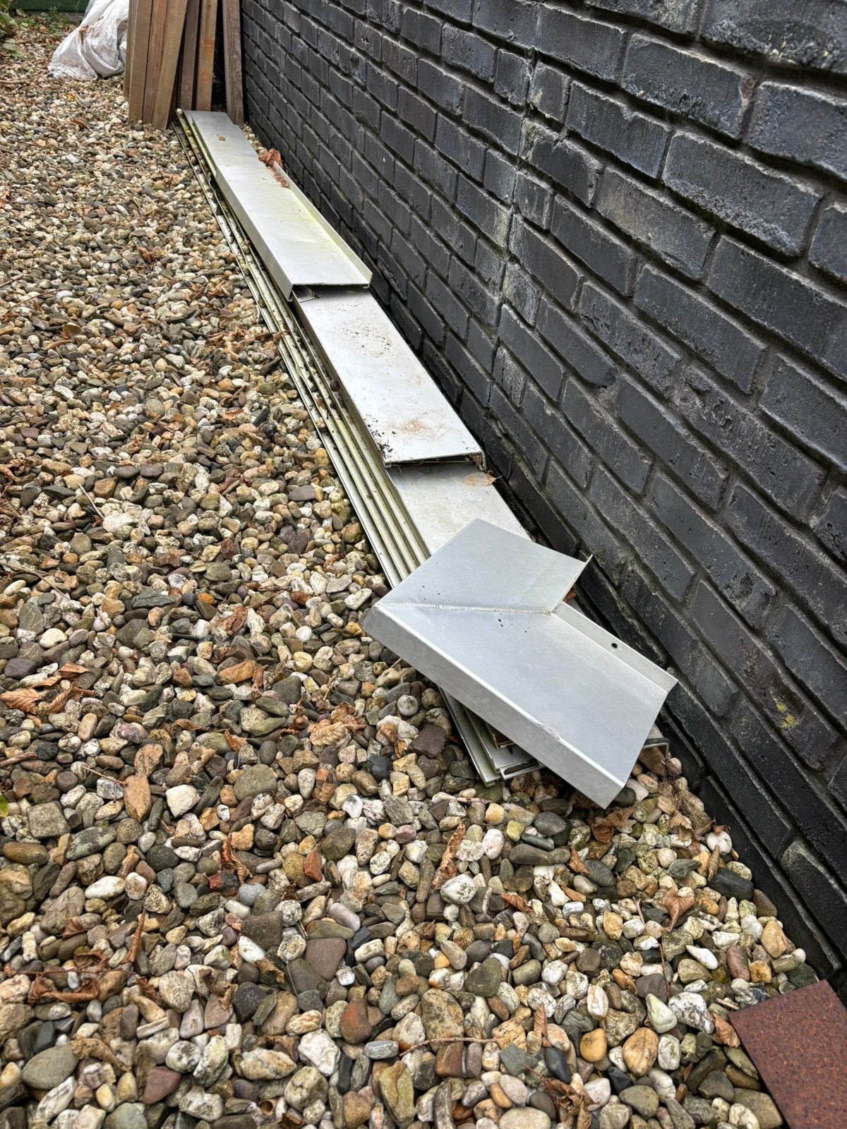 Waterslagen geanodiseerd aluminium, Ophalen, Gebruikt, Aluminium