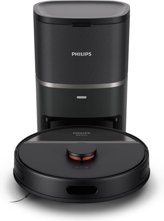 Phillips robotstofzuiger met dweilfunctie en laadstation, Stofzak, Info@philips.nl, Philips, Nieuw