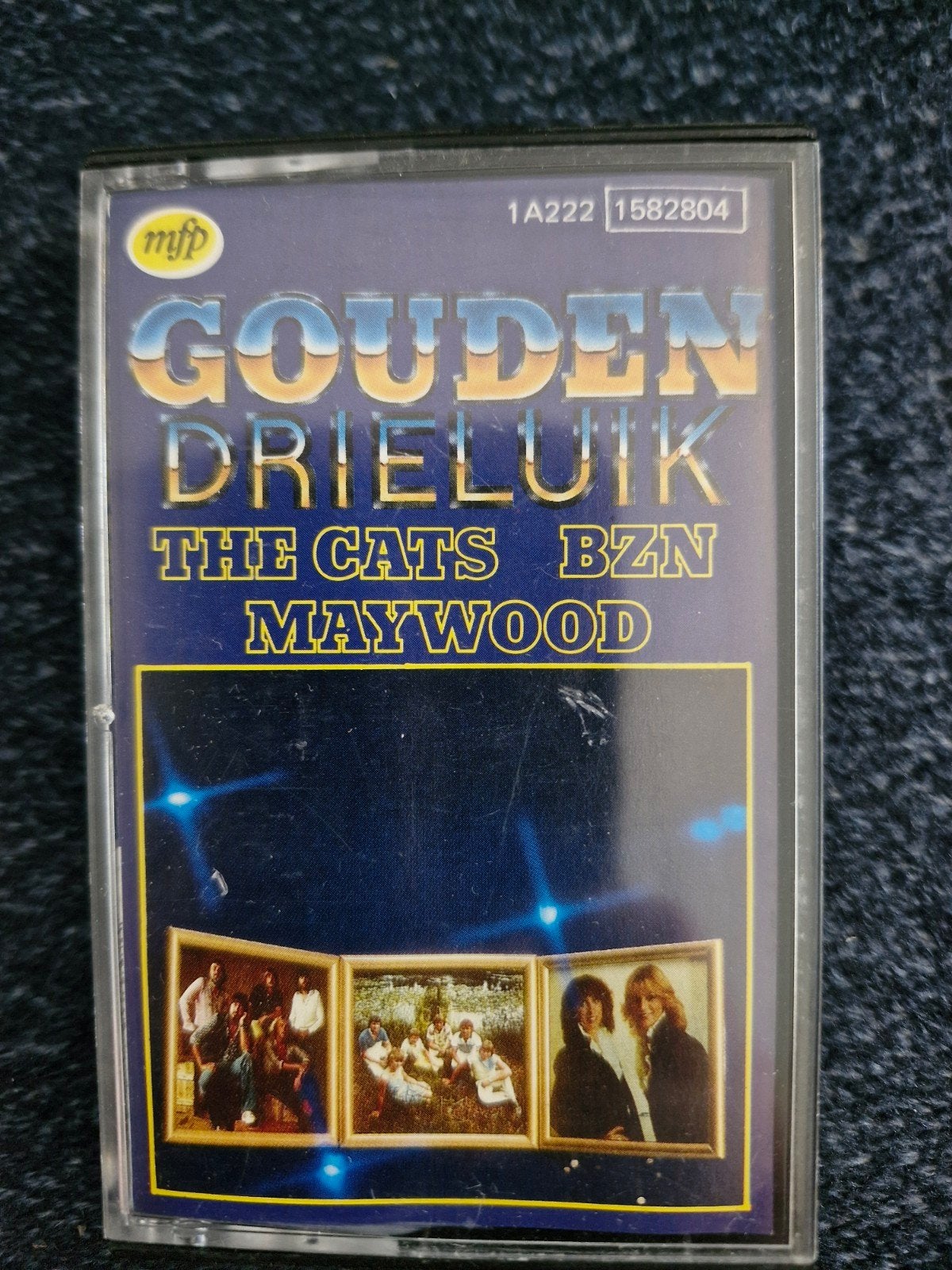 Gouden Drieluik: The Cats, BZN, Maywood Cassettebandje, Cd's en Dvd's, Gebruikt, 1 bandje, Ophalen of Verzenden, Voorbespeeld