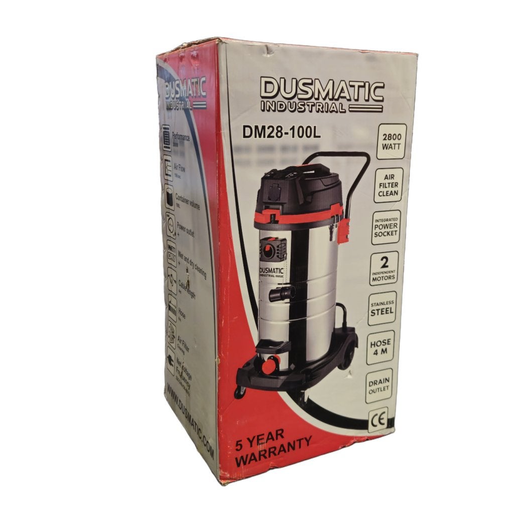 Dusmatic DM28-100L professionele Wet & Dry Bouwstofzuiger 23, Flex Ltd., Zo goed als nieuw, https://flex.com/contact-us, Nobelstraat 10, 5807 GA Oostrum LB, Limburg, Nederland
